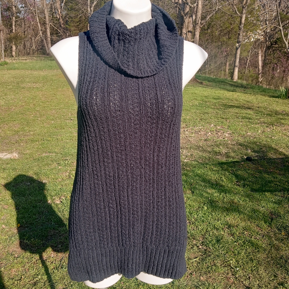 Hollister Charcoal Cowl Neck Sweater